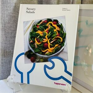 Tupperware Savory Salads Cookbook Hardcover Recipe Book